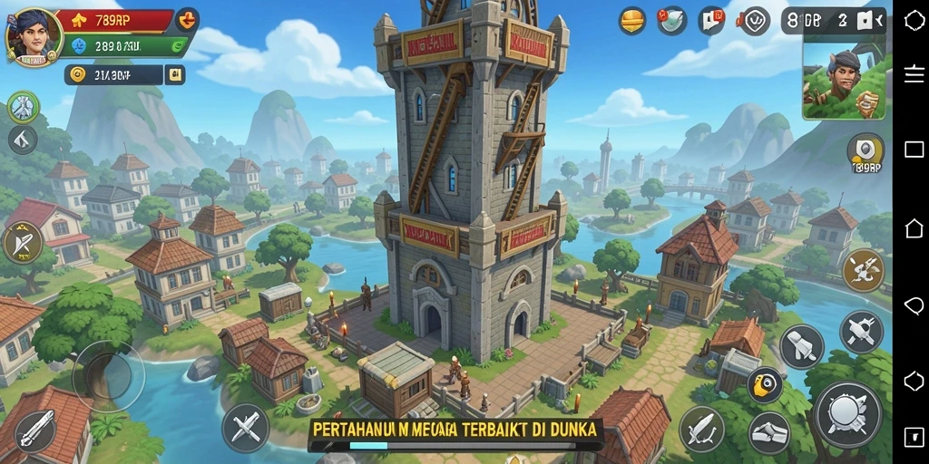 Screenshot utama 789RP menampilkan gameplay seru Tower Defense.