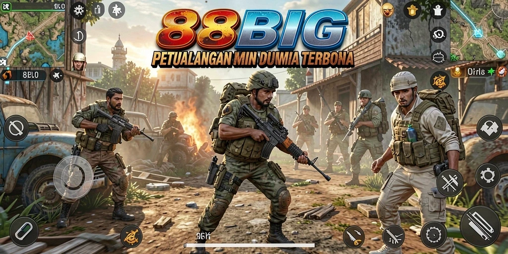 Screenshot gameplay 88BIG menampilkan eksplorasi dunia terbuka yang menakjubkan.