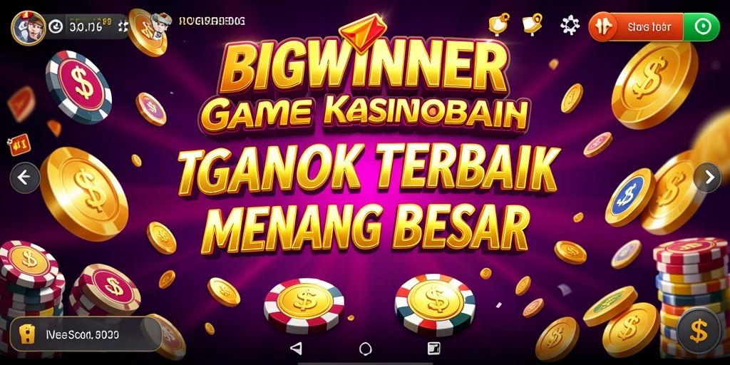 Tampilan gameplay Kasino yang mendebarkan di BIGWINNER.