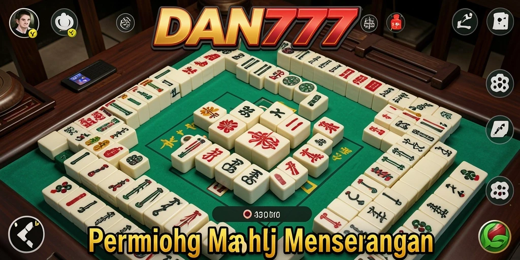 Tampilan gameplay Mahjong yang seru dan menarik di DAN777.
