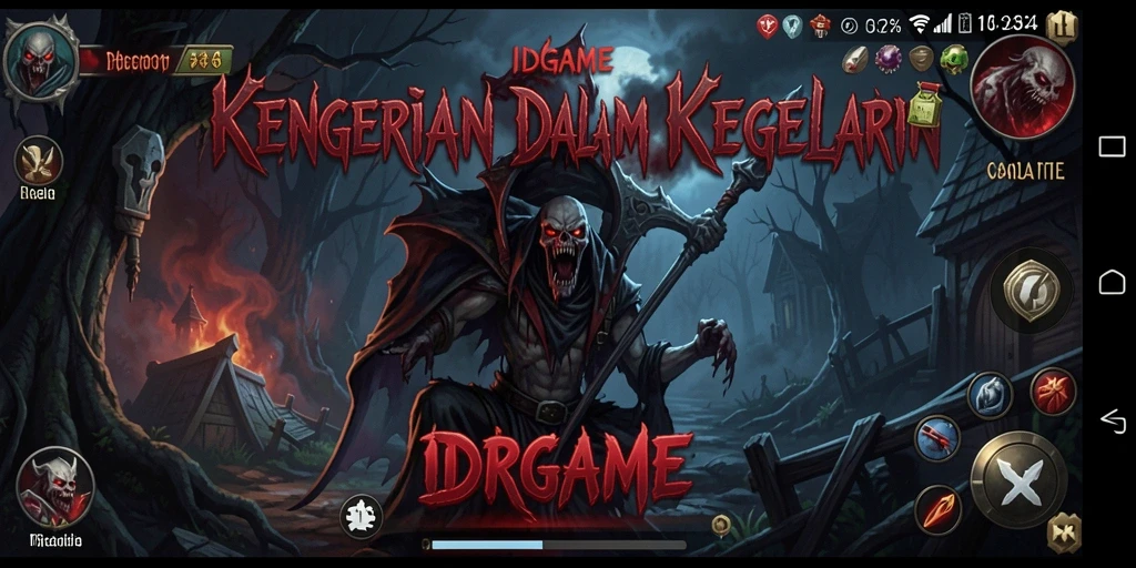 Screenshot utama IDRGAME menampilkan suasana mencekam dan gameplay menegangkan.