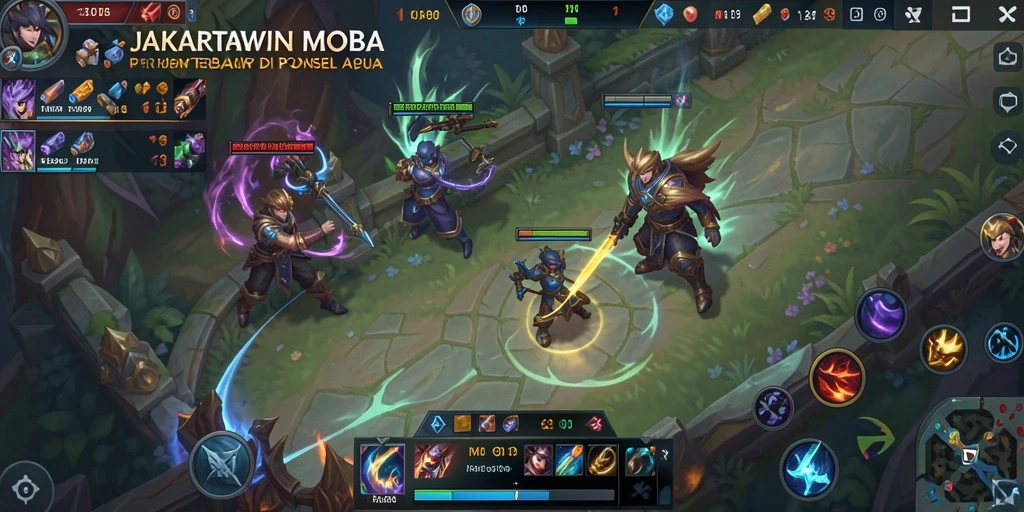 Gameplay seru dan mendebarkan dalam JAKARTAWIN.