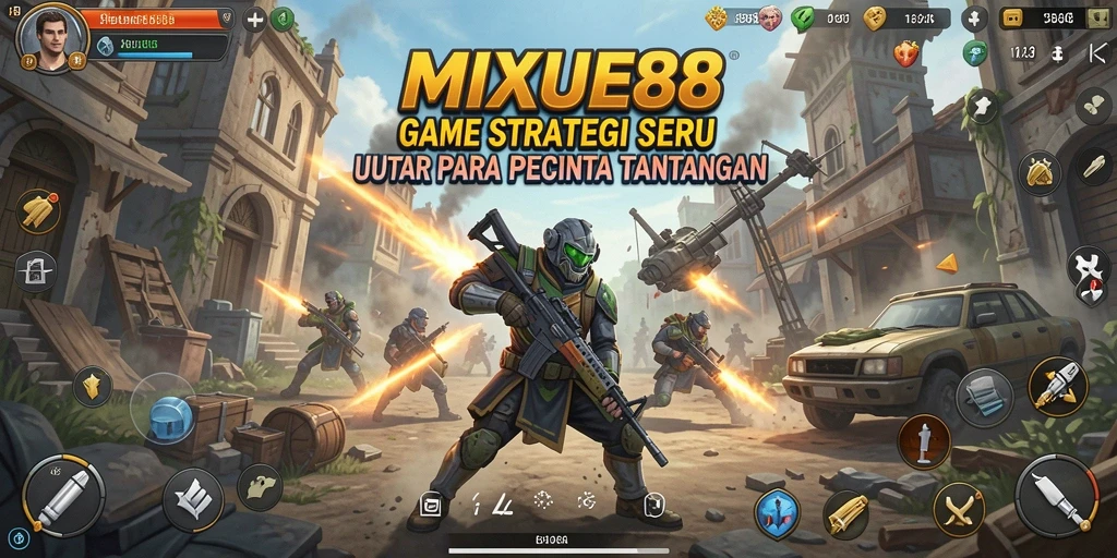 Tampilan gameplay MIXUE88 yang penuh strategi dan tantangan.