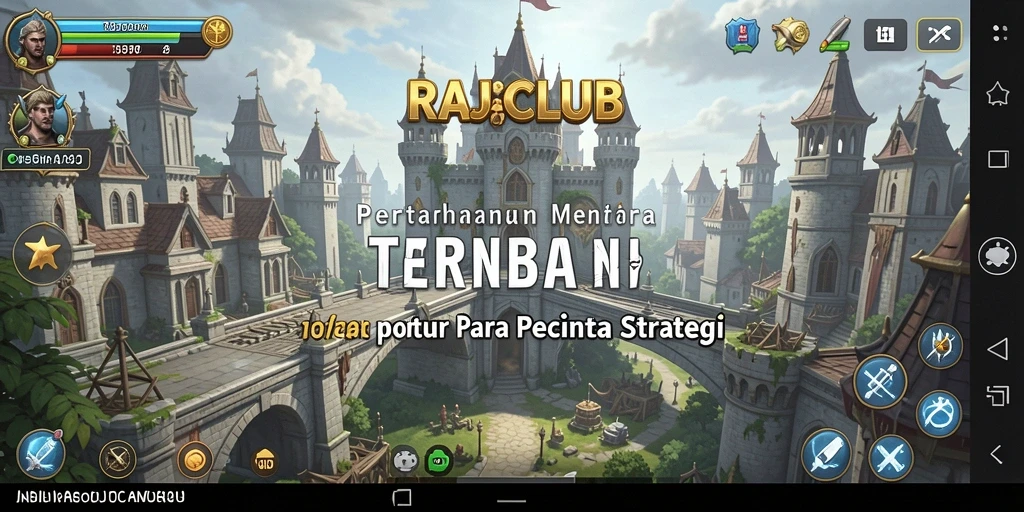 Gameplay RAJACLUB yang menegangkan dalam strategi Tower Defense.